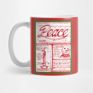 A design for Christmas peace Mug